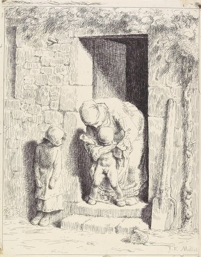 Die mütterliche Vorsicht von Jean Francois Millet